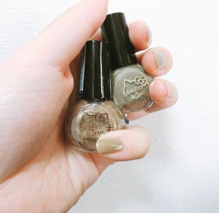 サンリオネイル/DAISO/マニキュアを使ったクチコミ(1枚目)