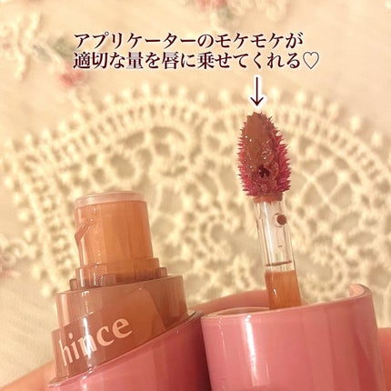 ロウグロウジェルティント/hince/リップティントを使ったクチコミ(4枚目)