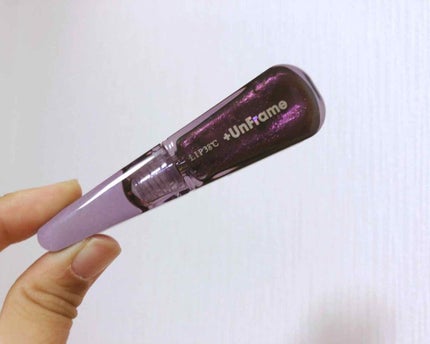 LIP38℃ +UnFrame<ホログラフィック>/UZU BY FLOWFUSHI/リップグロスを使ったクチコミ(1枚目)