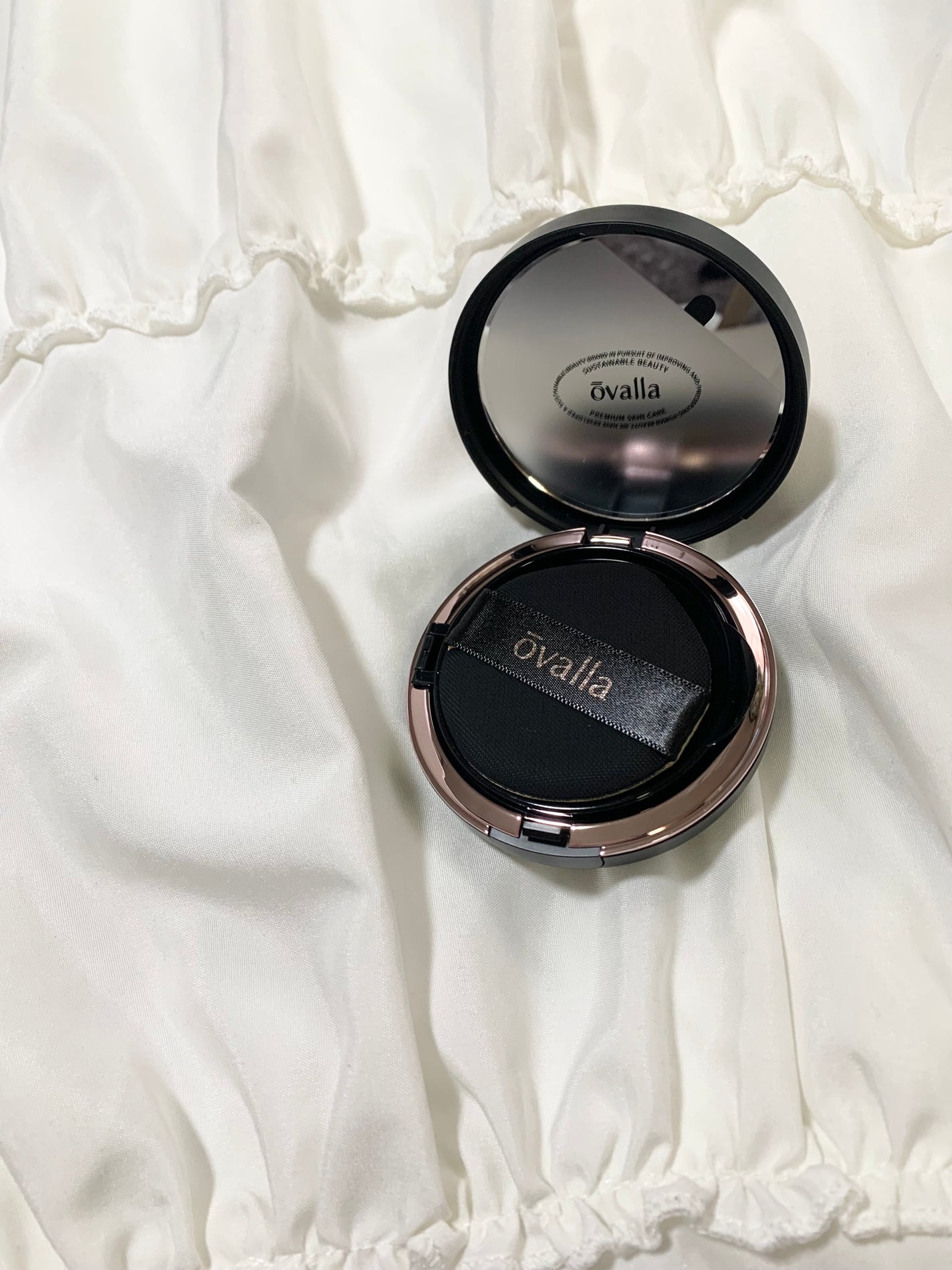 フコセンテラセラム イン クッション/ovalla/クッションファンデーションを使ったクチコミ(2枚目)