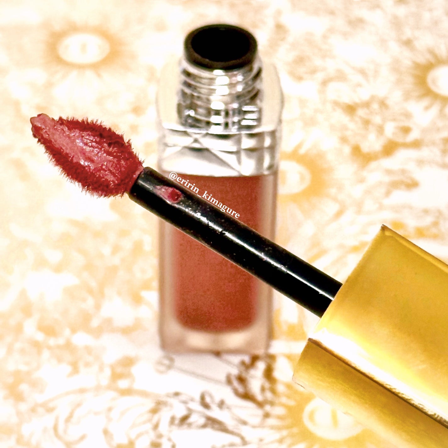 ルージュ ディオール フォーエヴァー リキッド シークイン(クリスマス コレクション 2024 限定品)/Dior/口紅・グロス・リップライナー・リップケアを使ったクチコミ(5枚目)