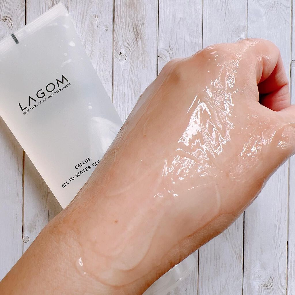 ラゴム ジェルトゥウォーター クレンザー(朝用洗顔)/LAGOM /その他洗顔料を使ったクチコミ（3枚目）