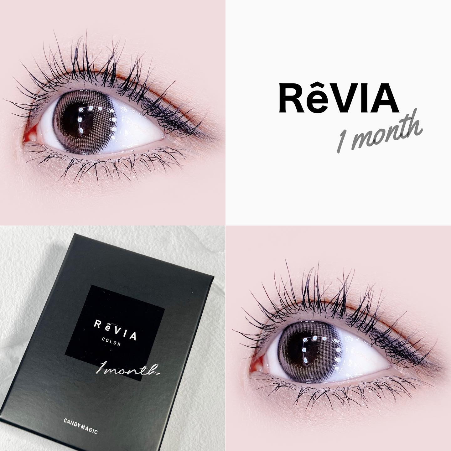 ReVIA 1month ReVIA1month[COLOR]/ReVIA/１ヶ月（１MONTH）カラコンを使ったクチコミ（1枚目）