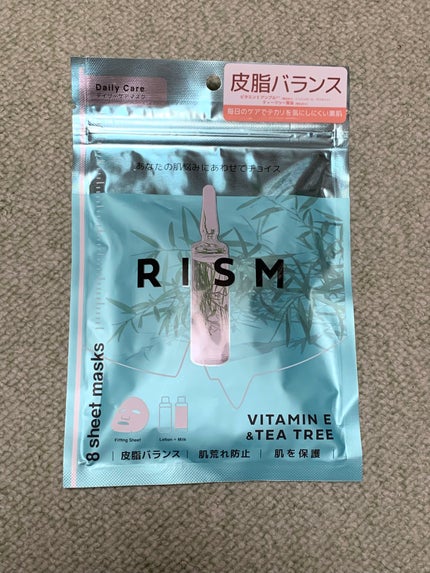 デイリーケアマスク ビタミンE&ティーツリー/RISM/シートマスク・パックを使ったクチコミ(1枚目)