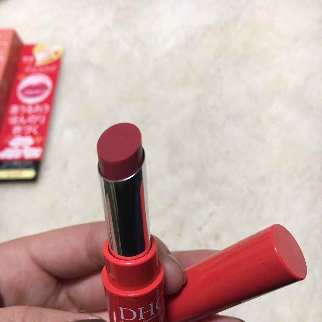 濃密うるみカラーリップクリーム/DHC/リップクリームを使ったクチコミ（1枚目）