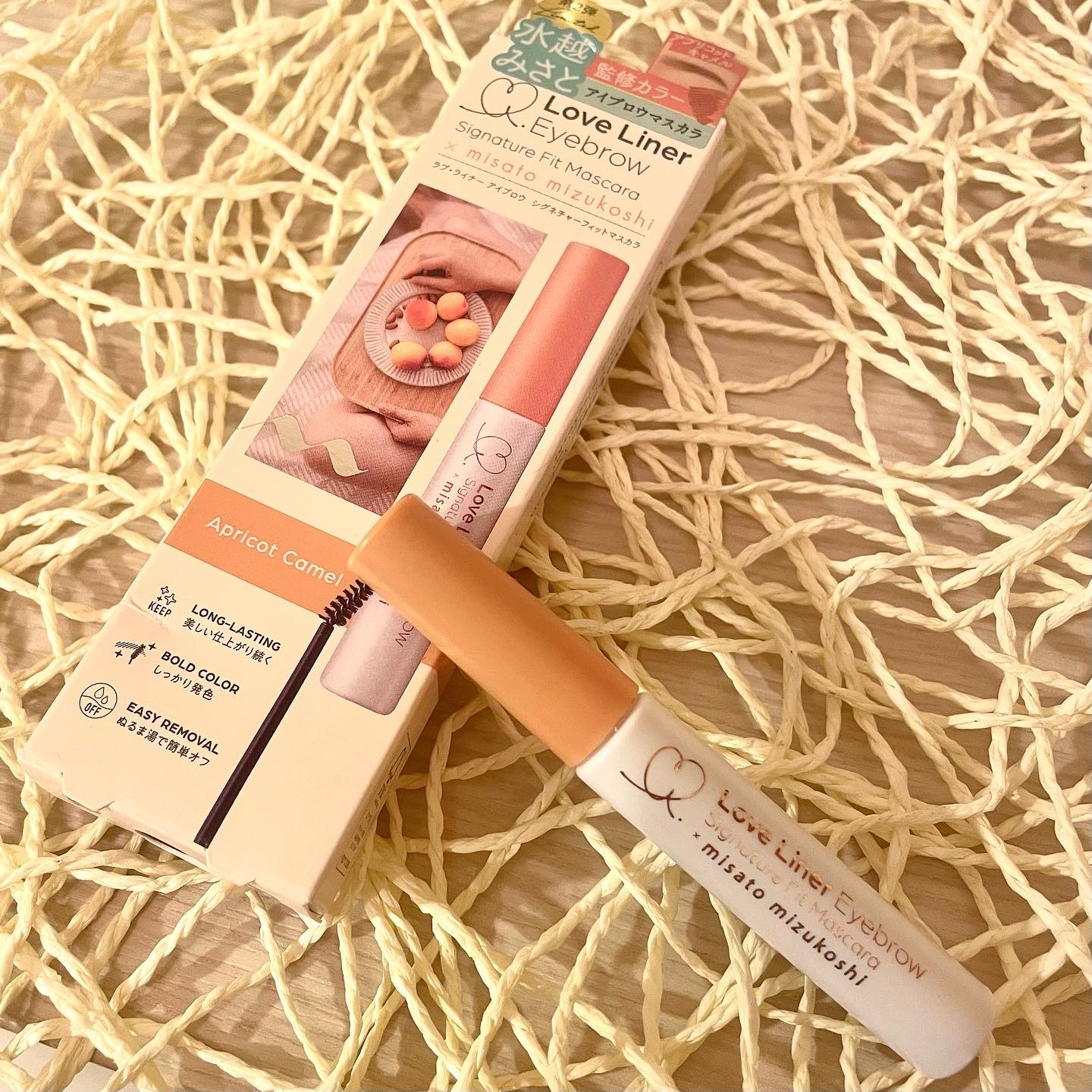ラブ・ライナー シグネチャーフィットマスカラ ＭＭＣ２＜アイブロウ＞ アプリコットキャメル/ラブ・ライナー/眉マスカラを使ったクチコミ（1枚目）