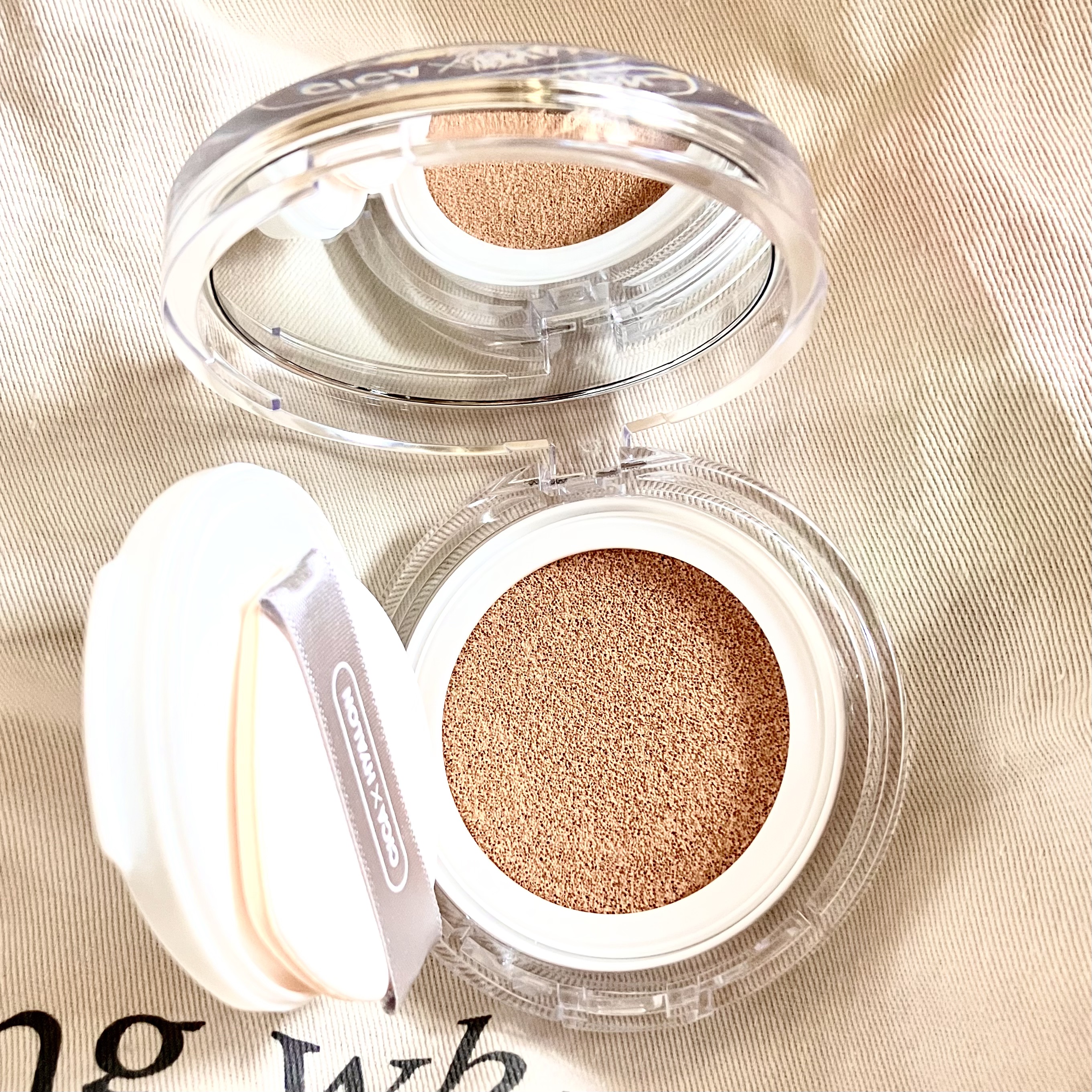 CICA エアリーフィットカバークッション 23 ナチュラルベージュ/VT/クッションファンデーションを使ったクチコミ（3枚目）