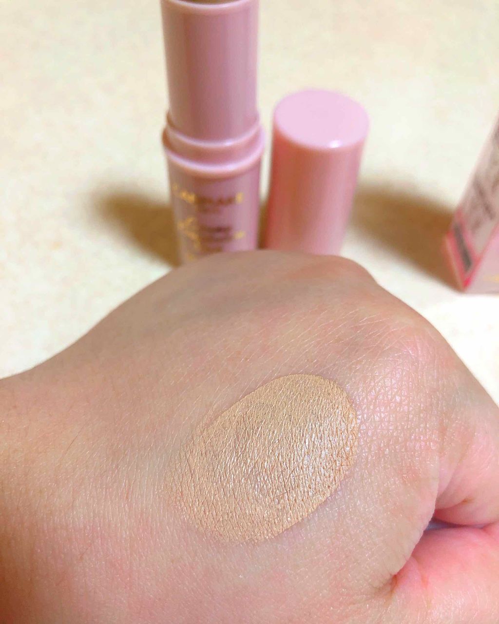 クリーミーファンデーションスティック/キャンメイク/その他ファンデーションを使ったクチコミ(3枚目)