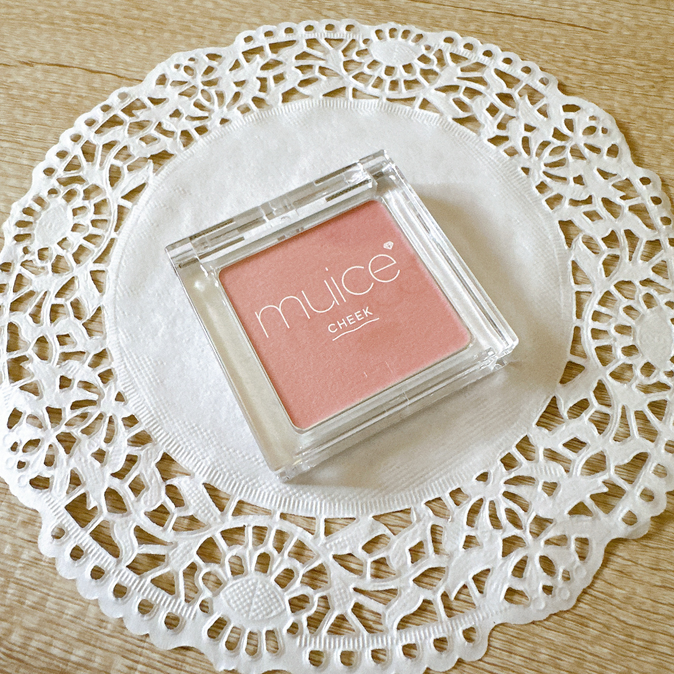 ぽわんチーク 03 ばぶみピンク/muice/パウダーチークを使ったクチコミ（2枚目）