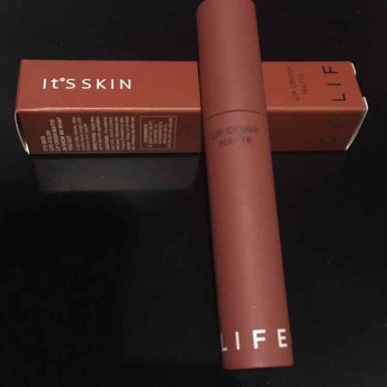 It's skin LIFECOLOR LIP CRUSH MATTE/It's skin/口紅を使ったクチコミ(1枚目)