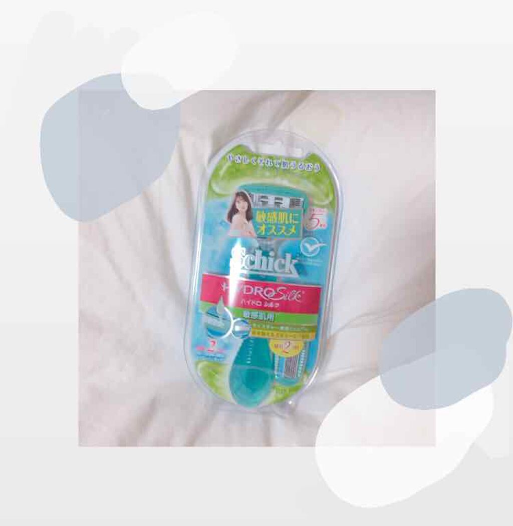 ハイドロシルク 敏感肌用 ホルダー （刃付き＋替刃１コ）/ハイドロシルク/シェーバーを使ったクチコミ（2枚目）