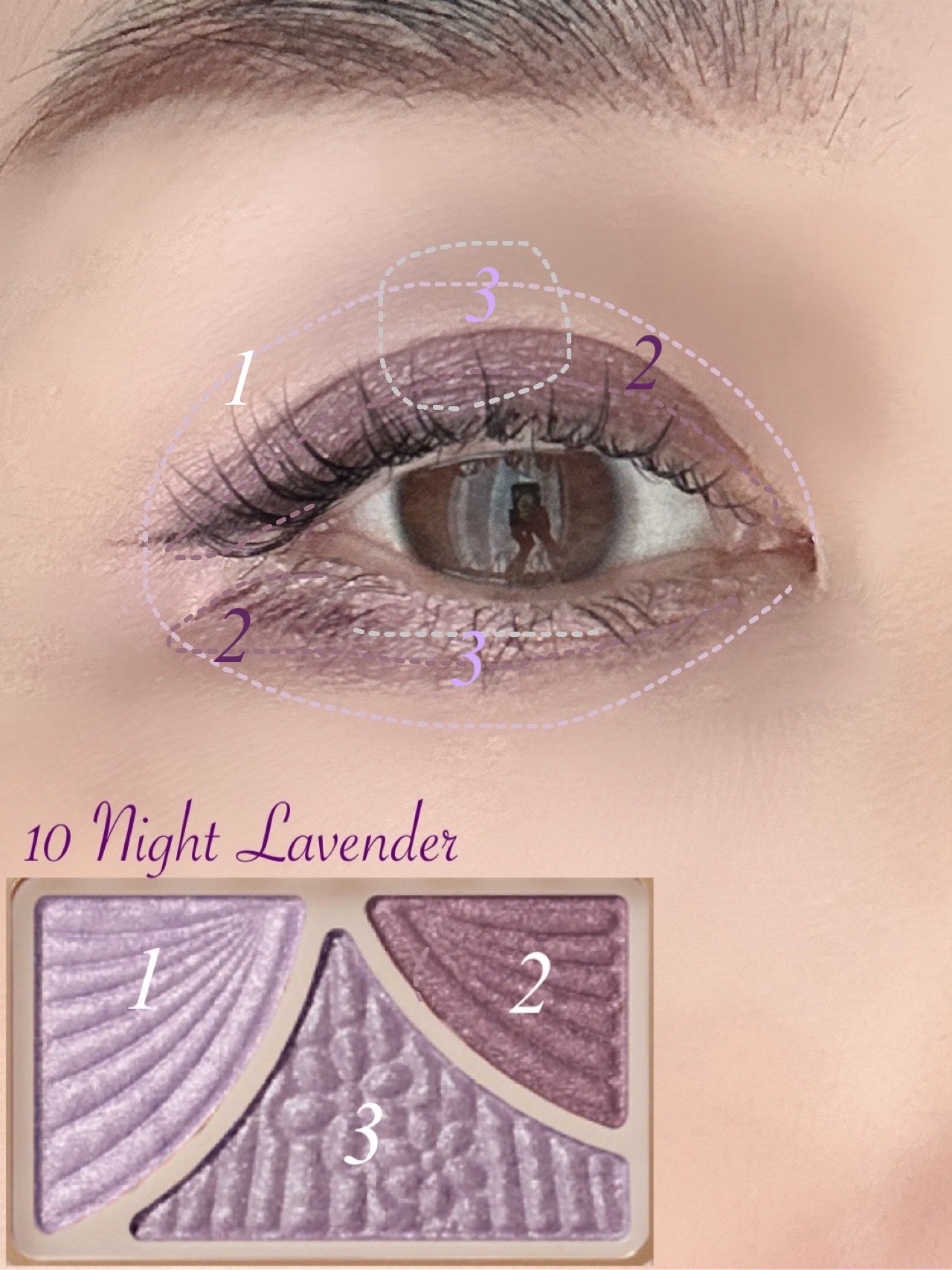 ジューシーピュアアイズ/キャンメイク/アイシャドウパレットを使ったクチコミ（2枚目）