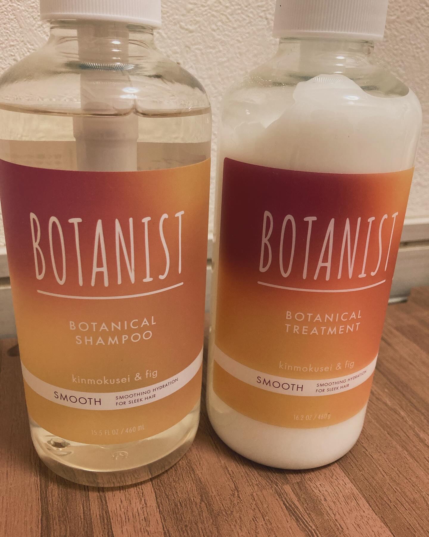 ボタニカルシャンプー/トリートメント　キンモクセイ＆フィグの香り（スムース）/BOTANIST/市販シャンプーを使ったクチコミ（1枚目）