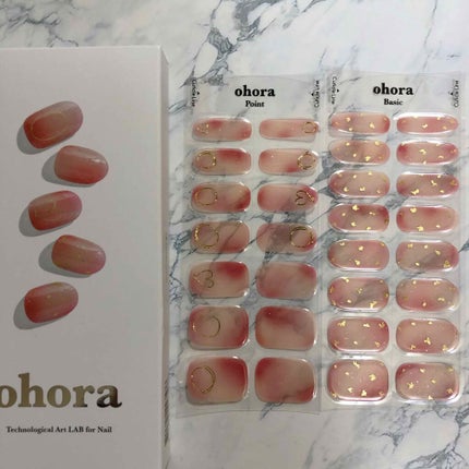 セミキュアジェルネイル(ハンド)/ohora/ネイルシールを使ったクチコミ(2枚目)
