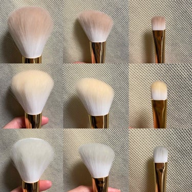 UR GLAM　V POWDER BRUSH（Vパウダーブラシ）/U R GLAM/メイクブラシを使ったクチコミ（3枚目）