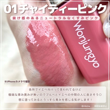 ウォンジョンヨ フォンダンリップ/Wonjungyo/口紅を使ったクチコミ(3枚目)