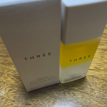 THREE バランシング ポイントメイクアップ リムーバー Rのクチコミ「【使った商品】🌿　#THREE
#バランシングポイントメイクアップリムーバー R
価格、3.8.....」（1枚目）