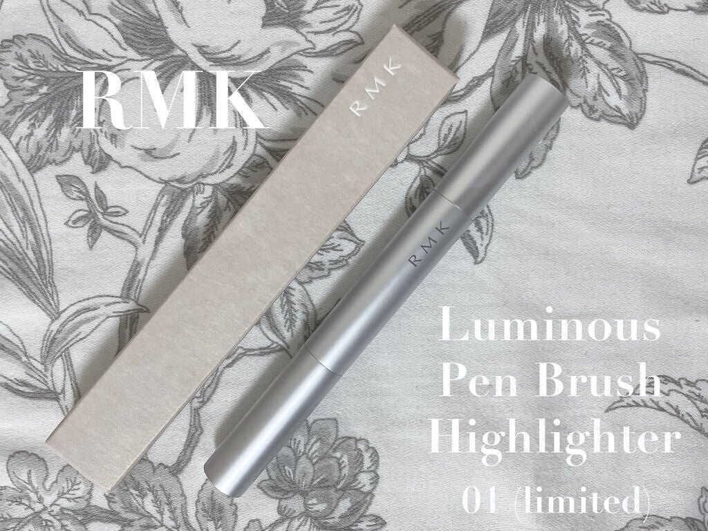 もい on LIPS 「#コスメ購入品RMKルミナスペンブラッシュハイライター01(限..」(1枚目)