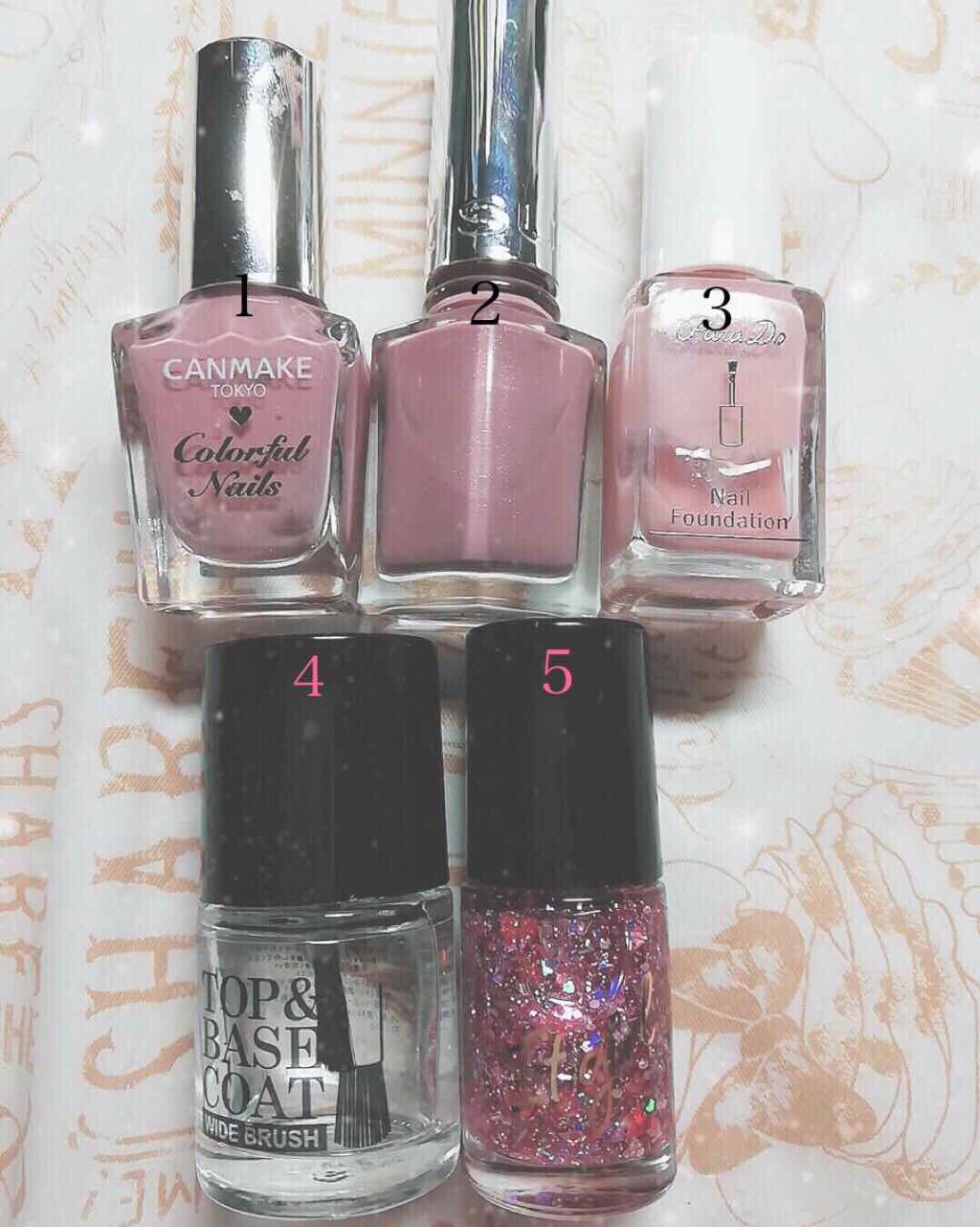 AT トップ&ベースコート/Art Collection/ネイルトップコートを使ったクチコミ(2枚目)