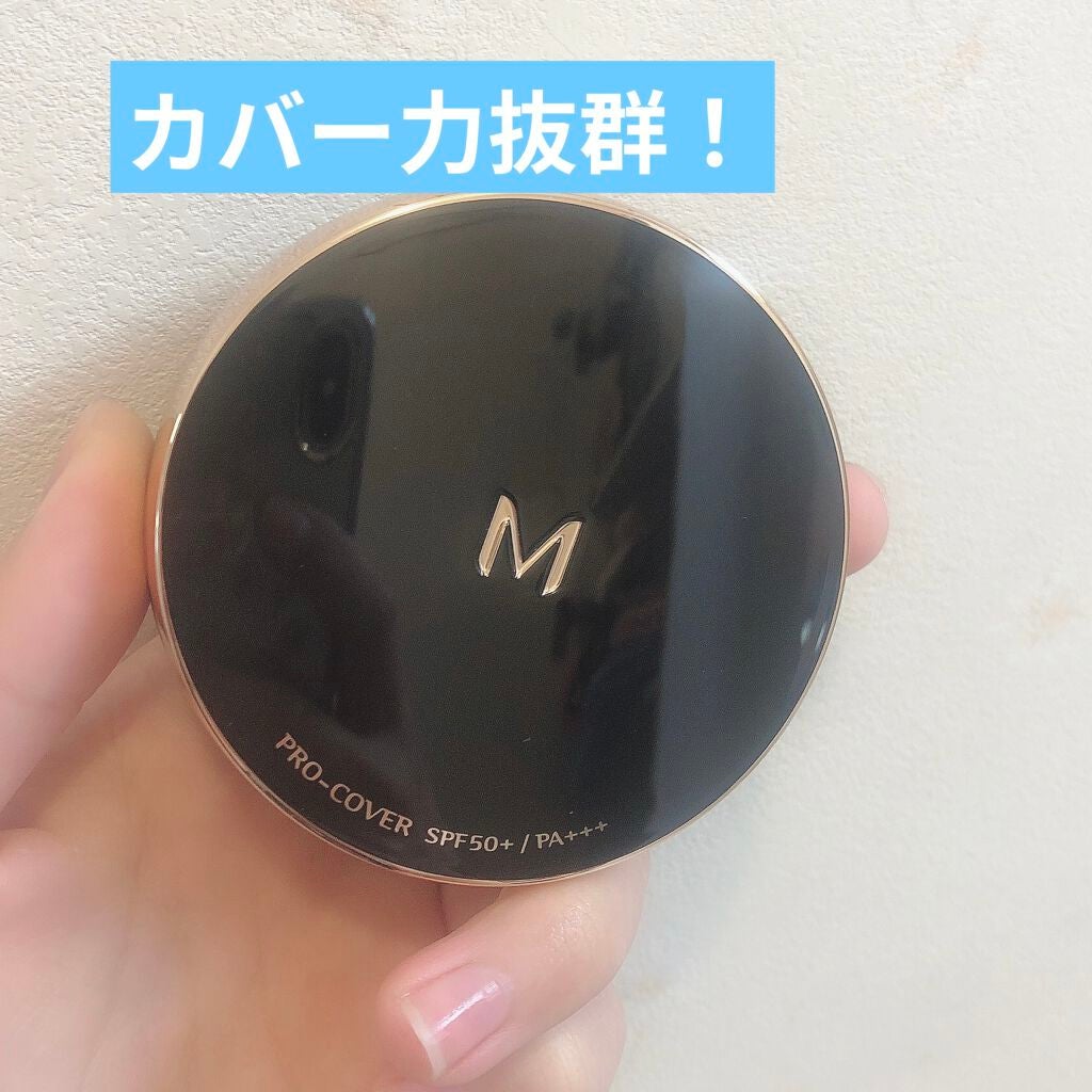 M クッション ファンデーション(プロカバー)/MISSHA/クッションファンデーションを使ったクチコミ(1枚目)