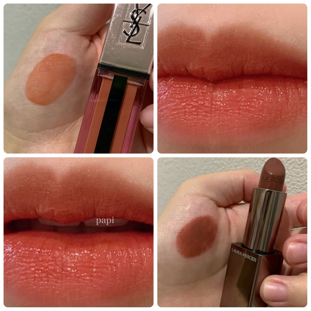 ルージュ ピュールクチュール ヴェルニ ウォーターグロウ/YVES SAINT LAURENT BEAUTE/口紅を使ったクチコミ（1枚目）