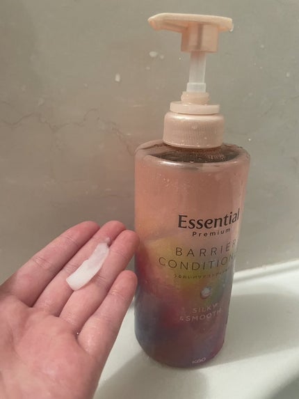 エッセンシャルプレミアム バリアシャンプー・コンディショナー シルキー&スムース/エッセンシャル/市販シャンプーを使ったクチコミ(5枚目)