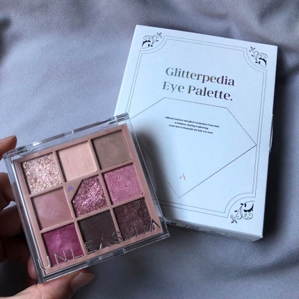 グリッターペディアアイパレット/unleashia/アイシャドウパレットを使ったクチコミ(9枚目)