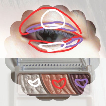 トーンアップアイシャドウ/CEZANNE/アイシャドウパレットを使ったクチコミ(2枚目)