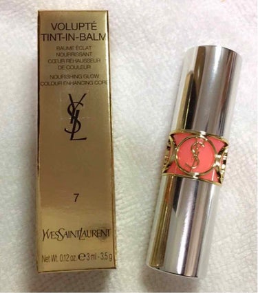 ＊ysl ヴォリュプテティントインバーム 7番

たまにわデパコスも買います笑

やはりティントが良くて
色わBAさんに選んでもらいました♡

見た目も可愛いですよね！
香りわysl独特の香りです💄笑
