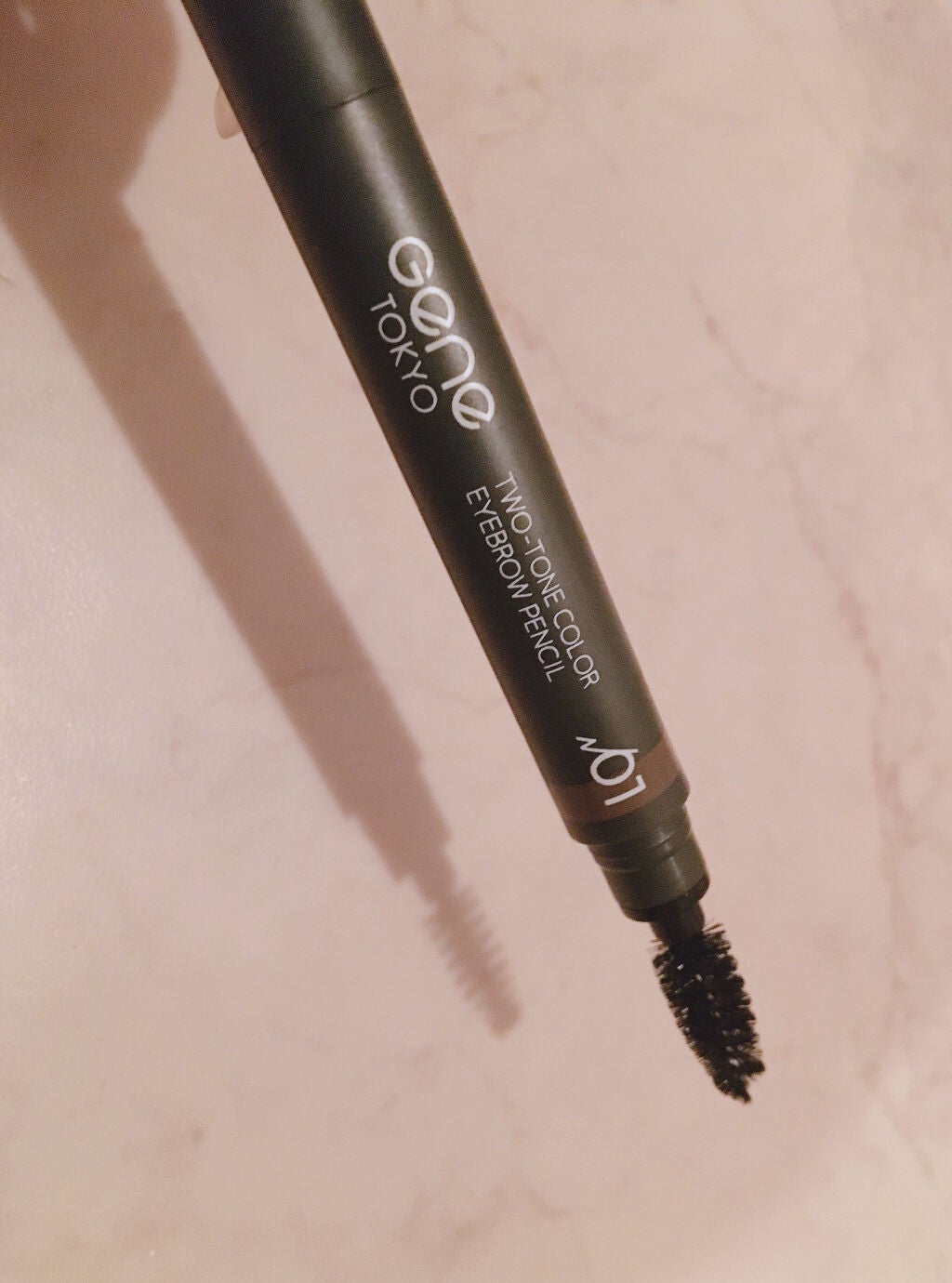 ツートンカラーアイブロウペンシル/GENE TOKYO/アイブロウペンシルを使ったクチコミ(3枚目)