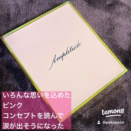 コンスピキュアス アイズ/Amplitude/アイシャドウパレットを使ったクチコミ(2枚目)