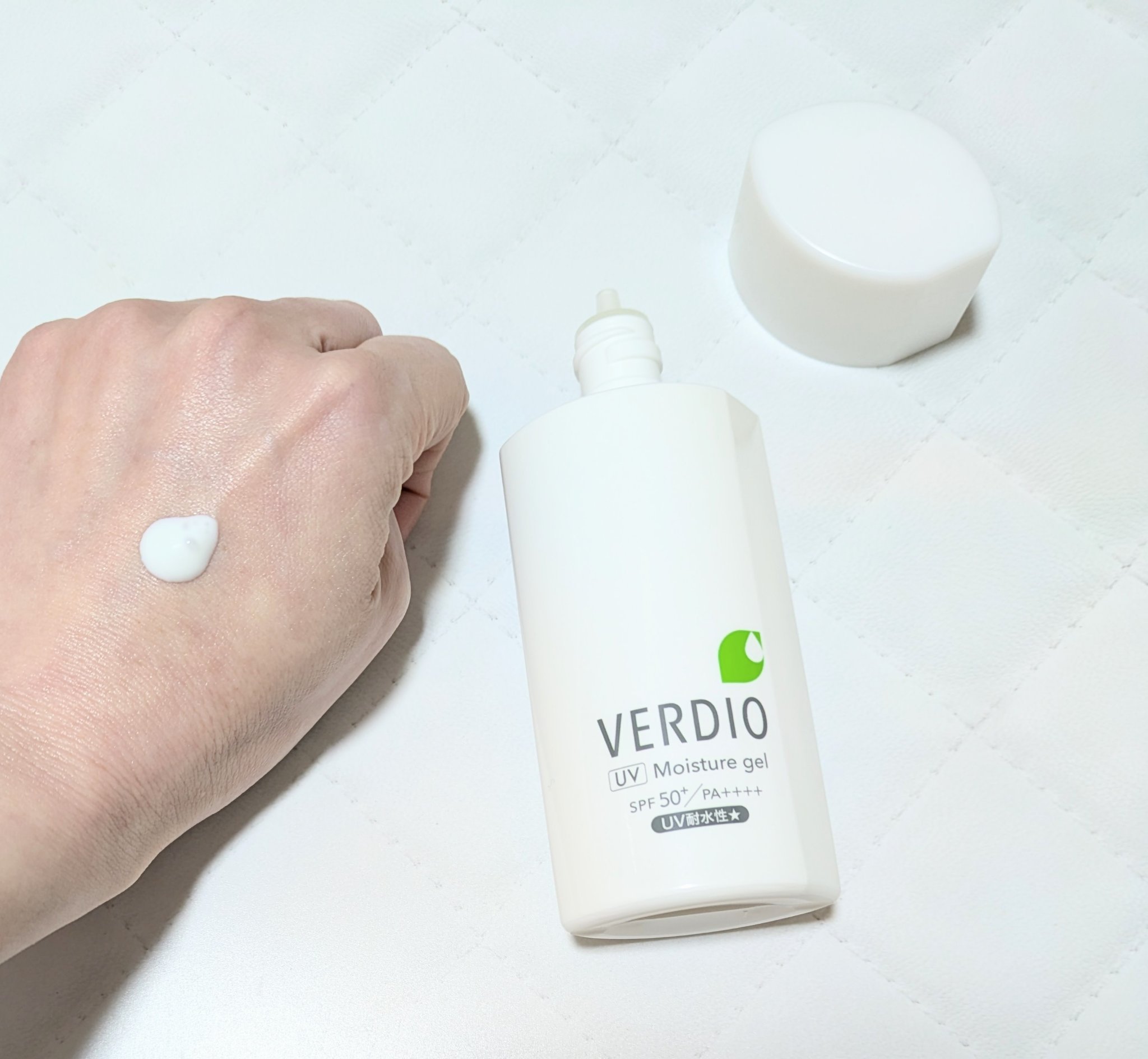 ベルディオ ＵＶトーンアップジェル シアーピンク/メンターム/日焼け止めジェルを使ったクチコミ（2枚目）