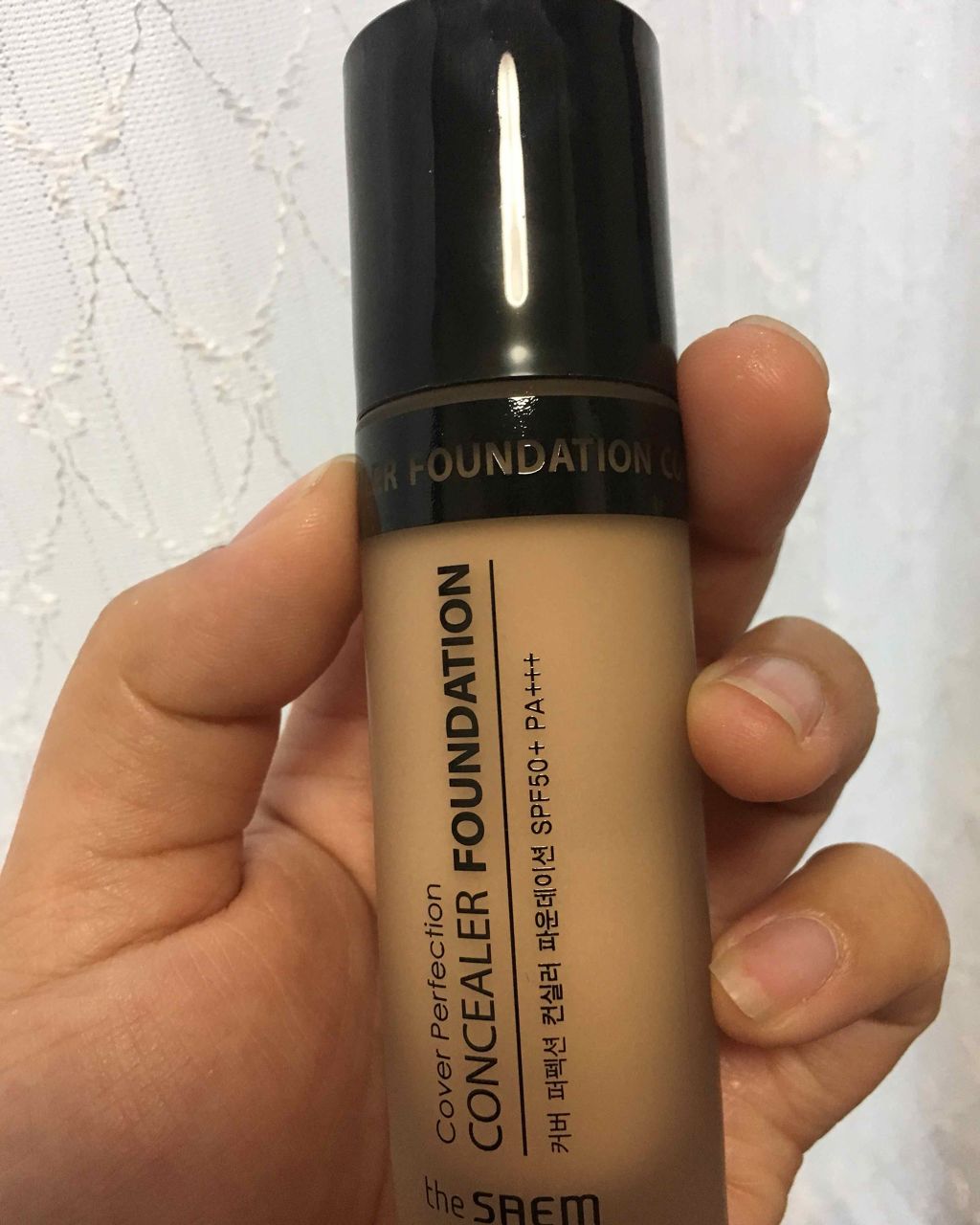 カバーパーフェクション コンシーラーファンデーション/the SAEM/リキッドファンデーションを使ったクチコミ(1枚目)