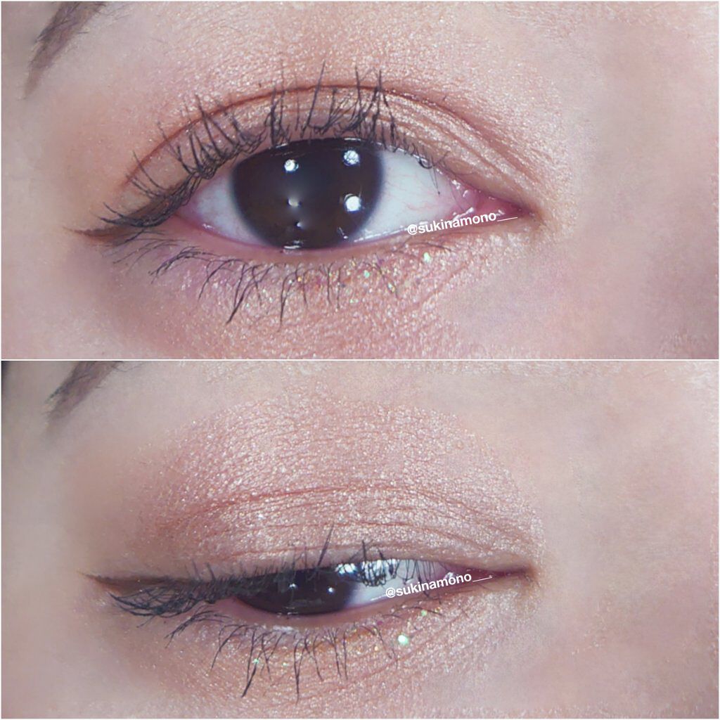 リキッド グリッター シャドウ/rom&nd/グリッターを使ったクチコミ（2枚目）