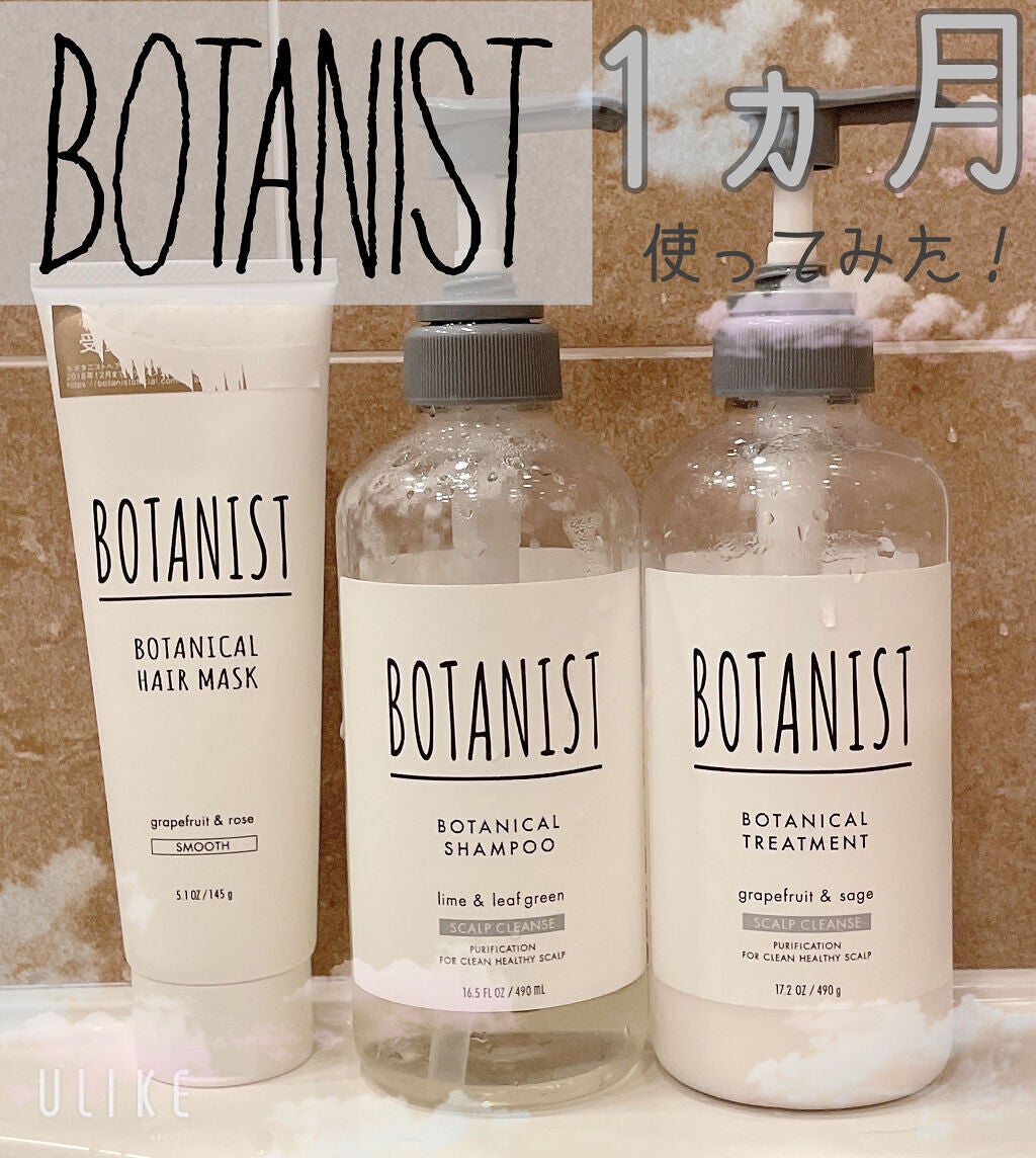 ボタニカルヘアマスク(スムース)/BOTANIST/ヘアマスク・ヘアパックを使ったクチコミ(1枚目)