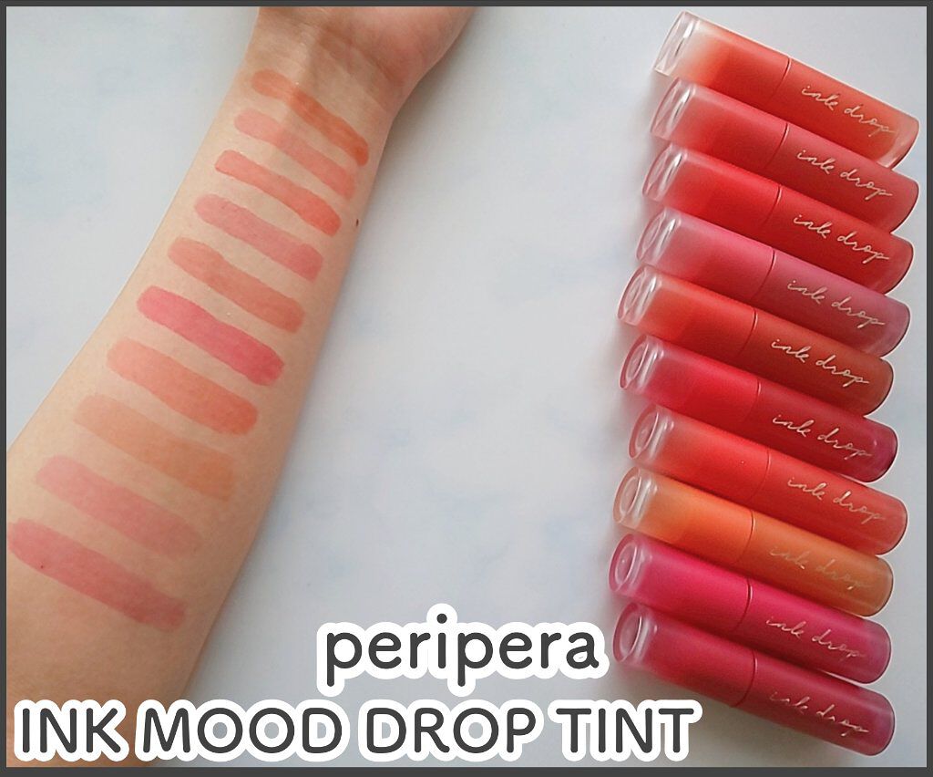 インク ムード ドロップ ティント/PERIPERA/リップグロスを使ったクチコミ（3枚目）