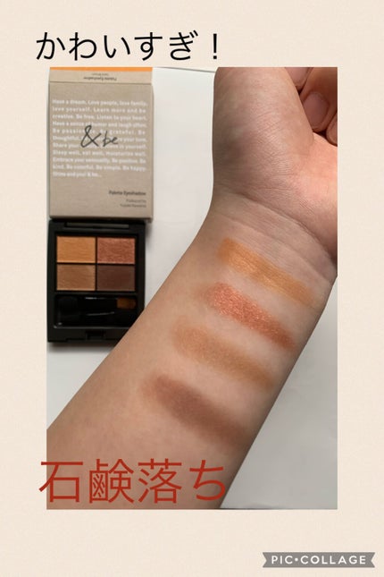 パレットアイシャドウ/&be/アイシャドウパレットを使ったクチコミ(1枚目)