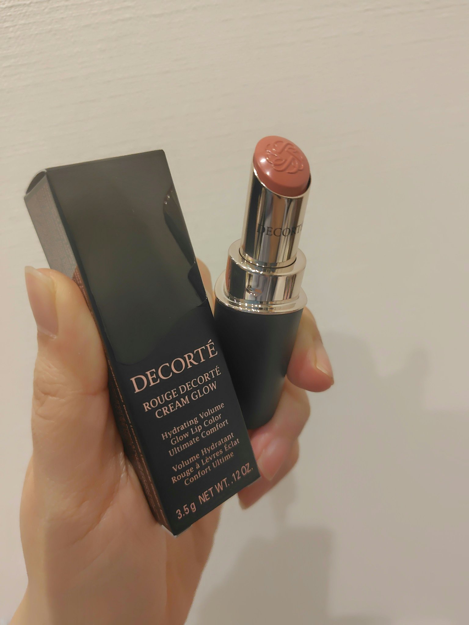 ルージュデコルテ　クリームグロウ 13G my theory/DECORTÉ/口紅を使ったクチコミ（2枚目）