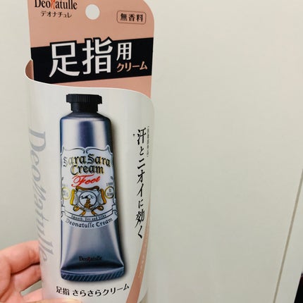 薬用足指さらさらクリーム/デオナチュレ/デオドラント・制汗剤を使ったクチコミ(2枚目)