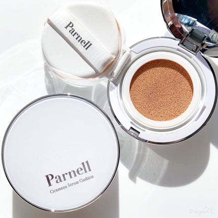 シカマヌ セラム クッションファンデ/parnell/クッションファンデーションを使ったクチコミ(2枚目)