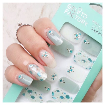 ネイルフィット ジェルネイルシール/GELATO FACTORY/ネイルシールを使ったクチコミ(4枚目)