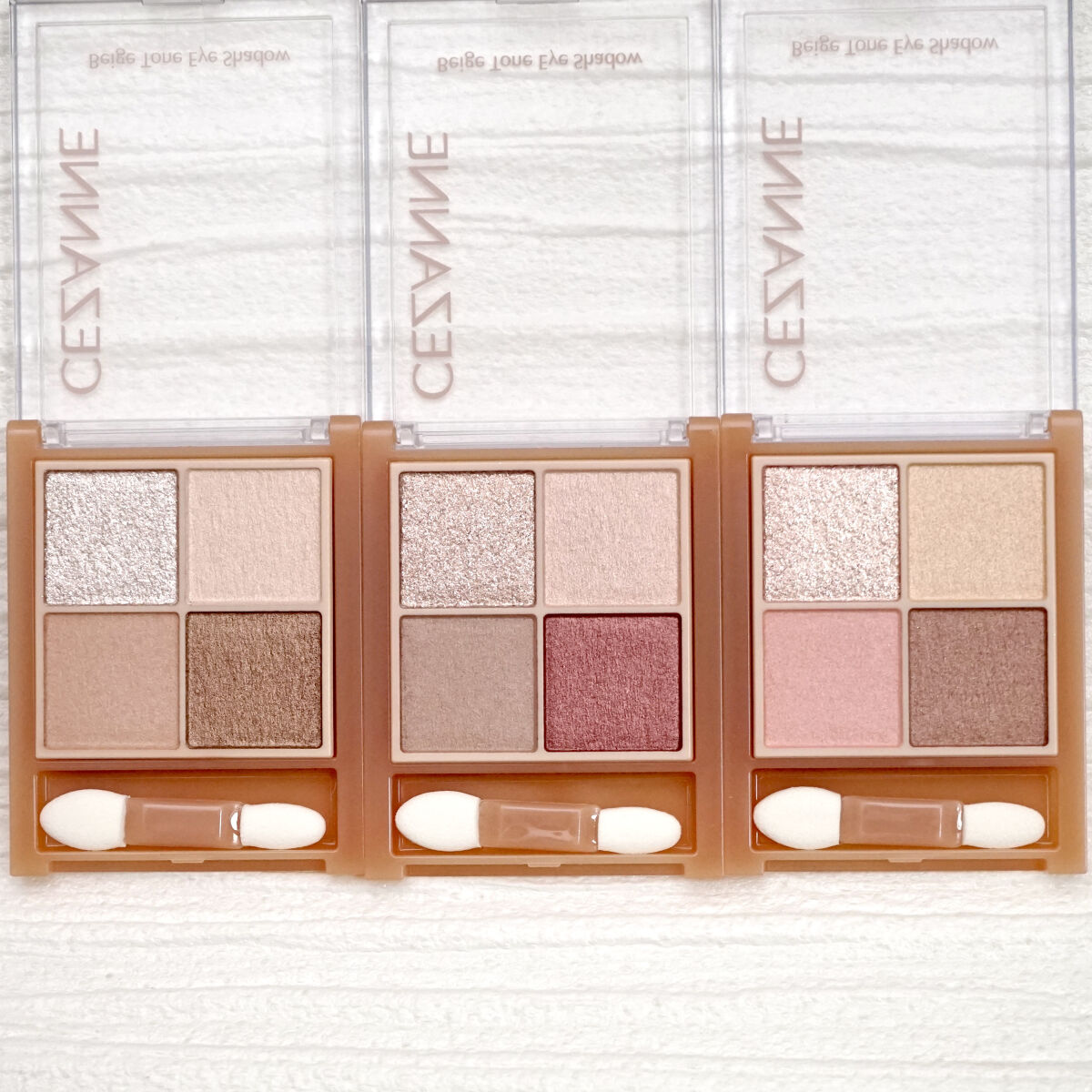 ベージュトーンアイシャドウ/CEZANNE/アイシャドウパレットを使ったクチコミ（2枚目）