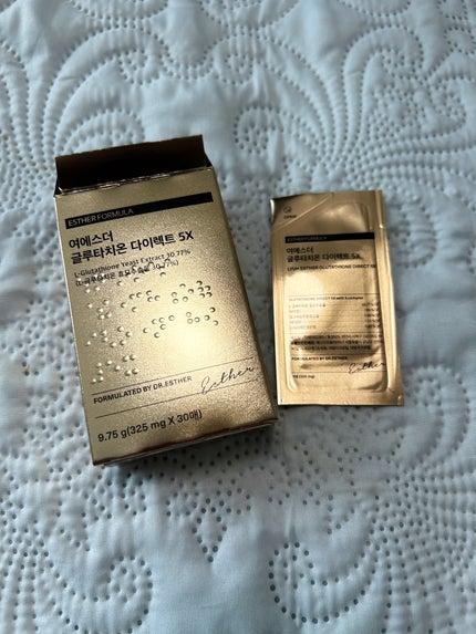 ヨエスターグルタチオンダイレクト5X/ESTHER FORMULA/美容サプリメントを使ったクチコミ(1枚目)