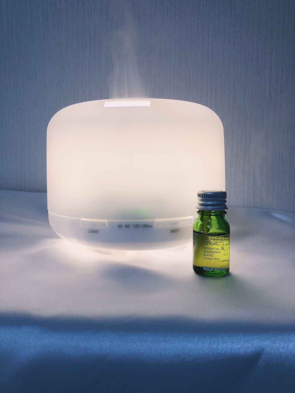 無印良品 超音波うるおいアロマディフューザー エッセンシャルオイル付