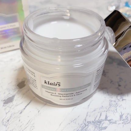 フレッシュリージュースドビタミンEマスク(90g)/Klairs/フェイスクリームを使ったクチコミ(4枚目)