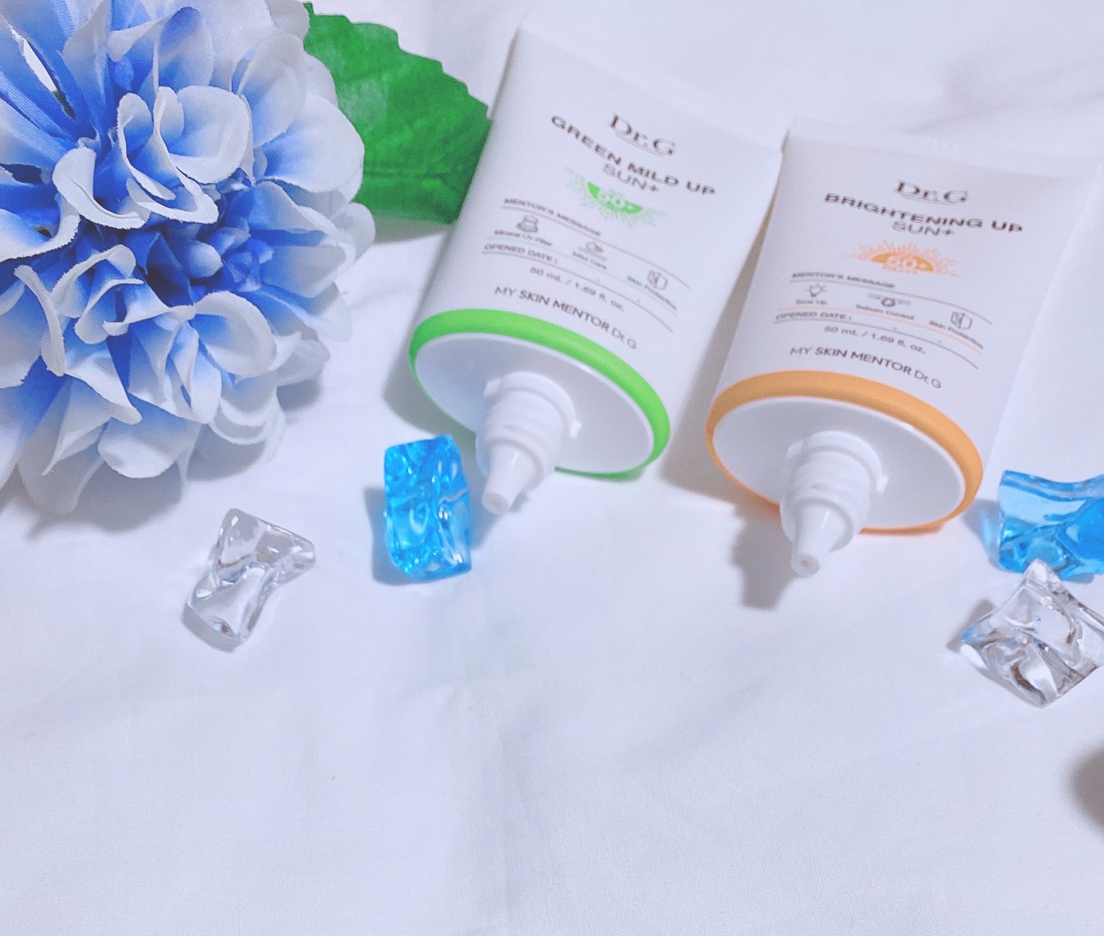 グリーンマイルドアップサンプラス/Dr.G/日焼け止めクリームを使ったクチコミ（2枚目）