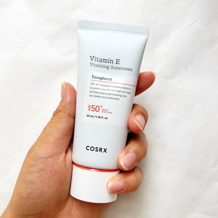 ビタミンEバイタライジングUVクリーム SFP50+/COSRX/日焼け止めクリームを使ったクチコミ(2枚目)