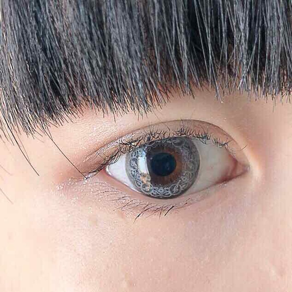 JILL STUART 1day UV ブリリアント ブルー/JILL STUART/ワンデー（１DAY）カラコンを使ったクチコミ（2枚目）