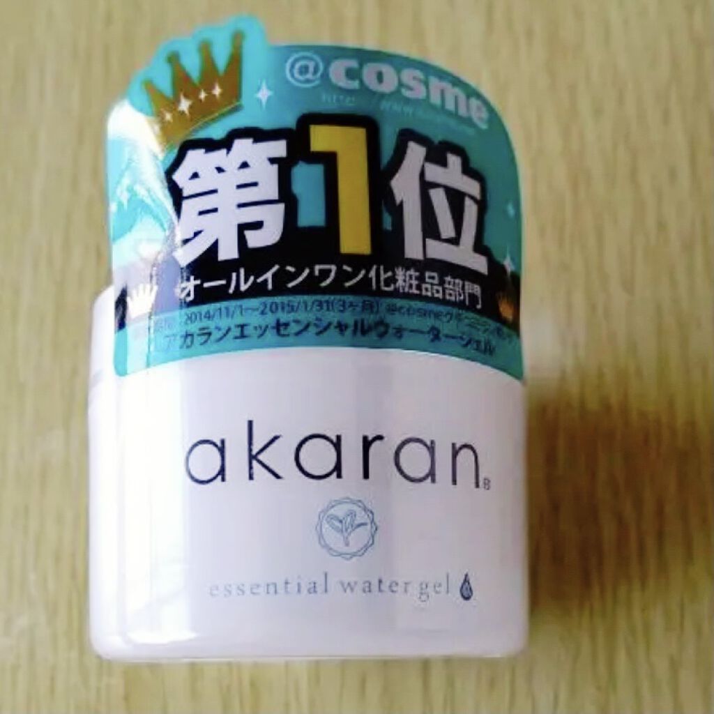 エッセンシャル ウォータージェル/アカラン/オールインワン化粧品を使ったクチコミ（1枚目）