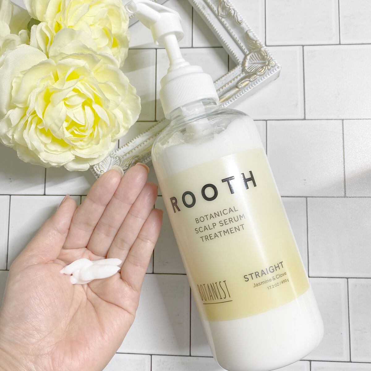 ルース ボタニカルスカルプセラム シャンプー・トリートメント(ストレート)/BOTANIST/市販シャンプーを使ったクチコミ(5枚目)